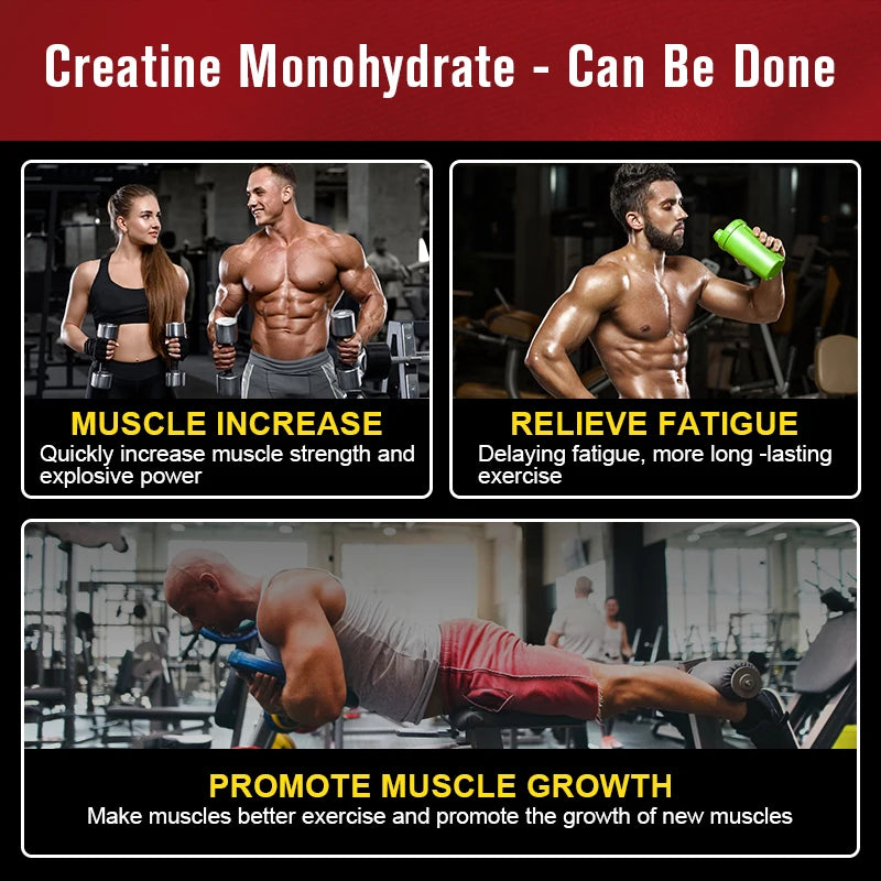 GPGP GreenPeople Creatine Monohydrate Powder – Unflavored Workout Supplement for Muscle Growth, Recovery & Athletic Performance