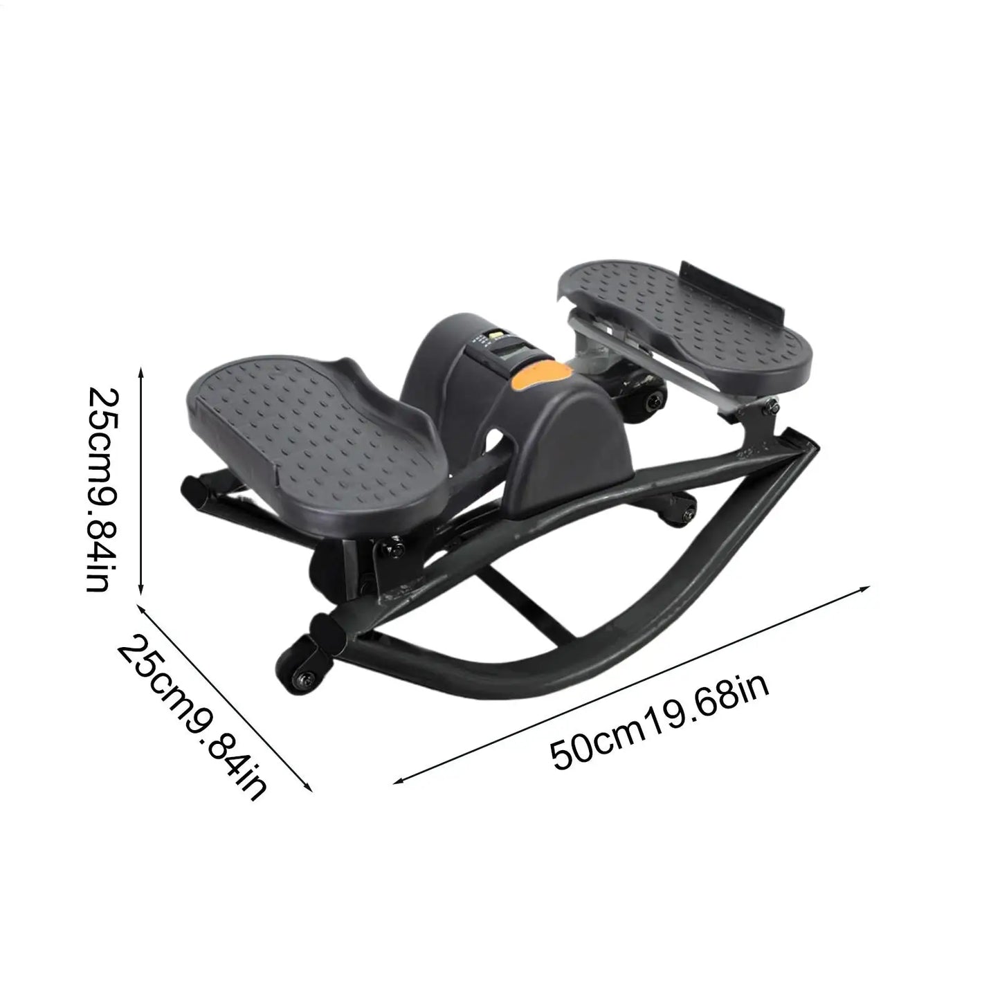 Rock Stepper Exercise Equipment – Compact Silent Side Stepper Machine for Legs, Abs and Glutes, Home Fitness Trainer for Women
