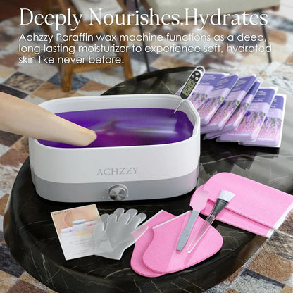 4000ml Paraffin Wax Machine for Hands and Feet, Professional Spa Treatment with Refills for Soft Skin