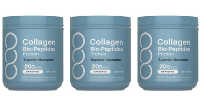 Hydrolyzed Collagen Peptides Powder Unflavored High Protein Supplement for Hair Skin Nails & Joint Support