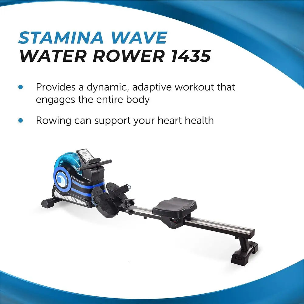 InMotion Compact Rowing Machine with Adjustable Resistance – Smooth Full-Body Cardio Rower for Home Gym