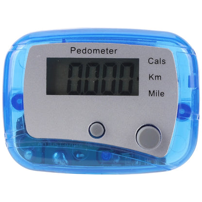 Electronic Walking Pedometer Step Counter with Calorie & Distance Tracker, Digital Pedometer for Walking and Running, Mile/Kilometer Display, 0-99,999 Step Count Fitness Activity Monitor