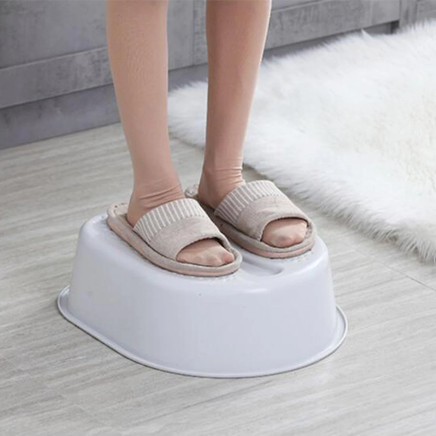 Portable Foot Bath Tub Massage Bucket – Deep Soaking Pedicure Basin for Dry Cracked Feet Relief, Home Spa Foot Soaker for Adults, Men & Women
