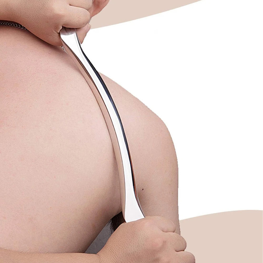 Gua Sha Massage Tool for Large Muscles – 304 Stainless Steel Fascia Scraping Tool for Soft Tissue Mobilization, Deep Tissue Massage, Muscle Recovery