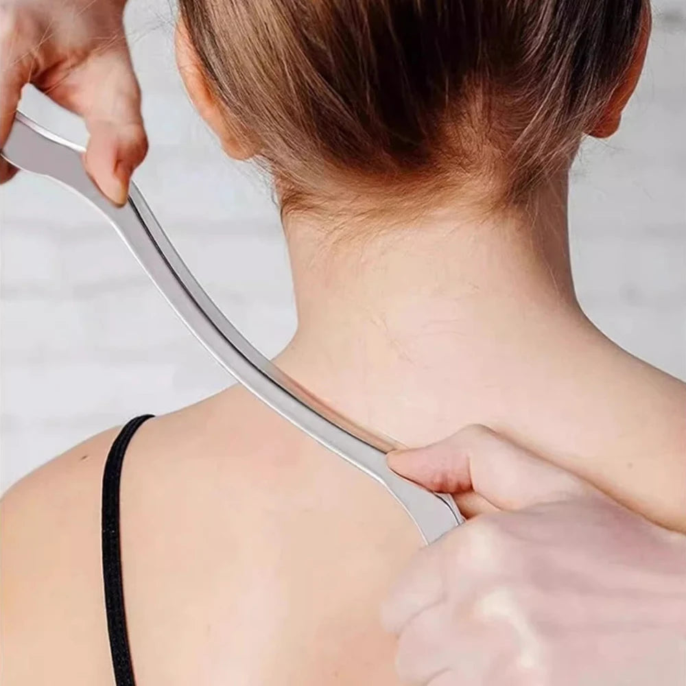 Gua Sha Massage Tool for Large Muscles – 304 Stainless Steel Fascia Scraping Tool for Soft Tissue Mobilization, Deep Tissue Massage, Muscle Recovery