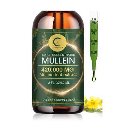 GPGP GreenPeople Mullein Lung Support Drops 60ml – Natural Herbal Formula for Respiratory, Immune & Digestive Wellness