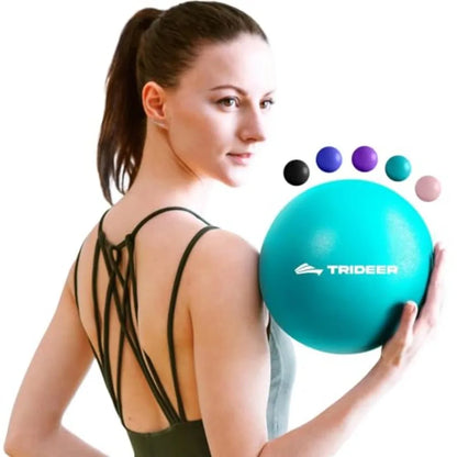 Fitness Stability Ball for Yoga and Pilates, Exercise Ball for Core Workouts, Balance Training, Home Gym Equipment and Office Chair Alternative