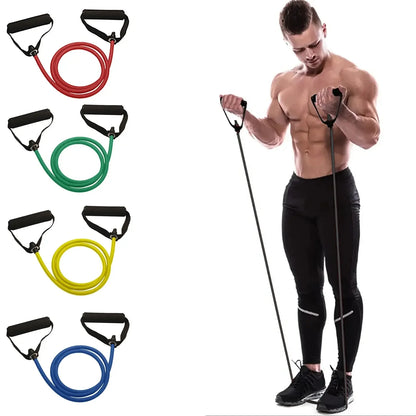 Resistance Bands with Handles for Home Workout, Strength Training Exercise Bands for Men and Women, Gym Fitness Equipment