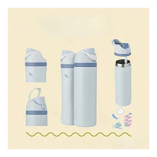 32 Oz Owala Water Bottle Cup, Stainless Steel Vacuum Insulated Tumbler, Leakproof Thermal Flask for Ice Water, Coffee & Travel