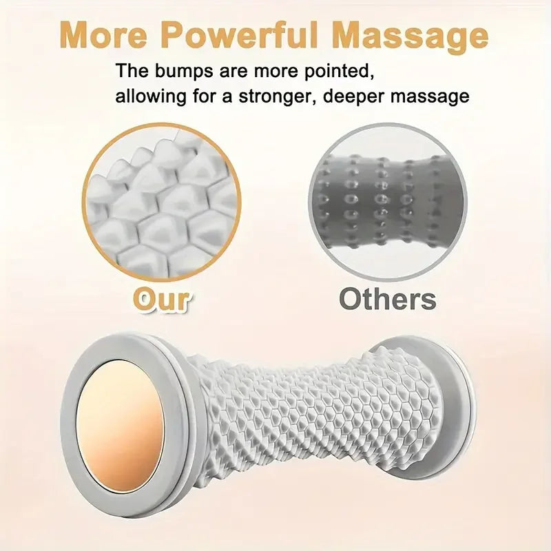 Foot Massage Roller and Yoga Massage Ball Set, Plantar Fascia Massager for Foot Pain Relief and Muscle Recovery