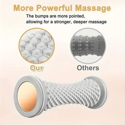 Foot Massage Roller and Yoga Massage Ball Set, Plantar Fascia Massager for Foot Pain Relief and Muscle Recovery