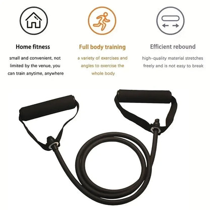 Resistance Bands with Handles for Home Workout, Strength Training Exercise Bands for Men and Women, Gym Fitness Equipment