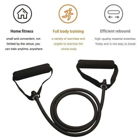 Resistance Bands with Handles for Home Workout, Strength Training Exercise Bands for Men and Women, Gym Fitness Equipment