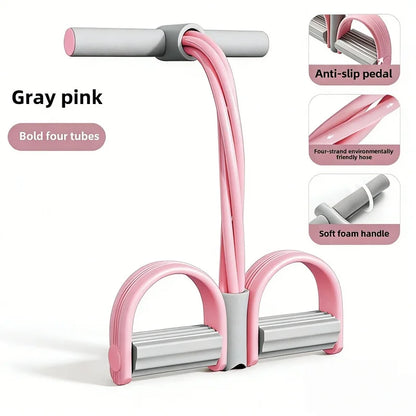 Home Pedal Puller Fitness Band – Full Body Resistance Trainer for Core, Arms & Legs, Eco-Friendly Latex Exercise Band
